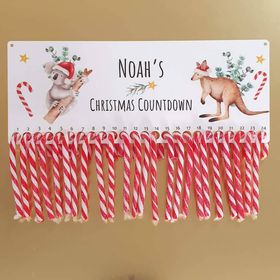 Christmas Candy Cane Count Down