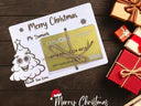 Christmas Personalised Gift/Money MDF Card