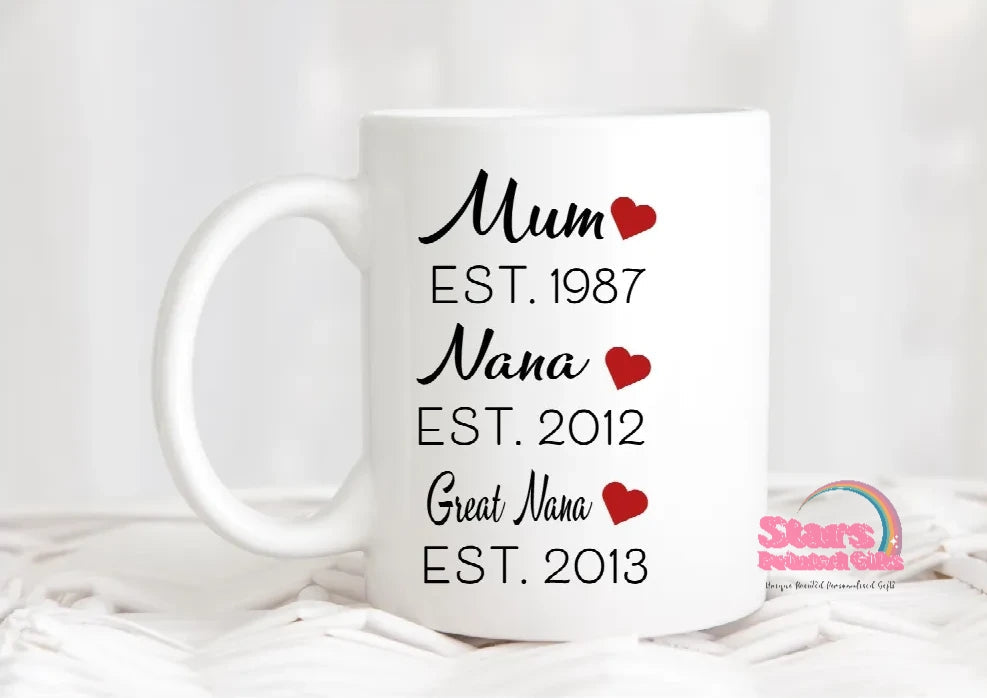 Custom Tilte/Year  Personalised 11/15oz Ceramic Mug