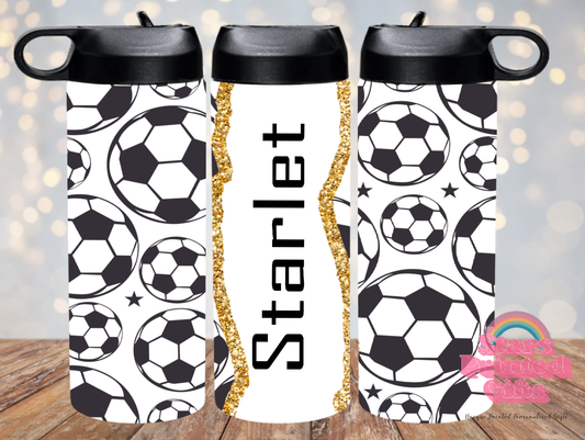 Soccer  Personalised 20oz Insulated Drink Bottle