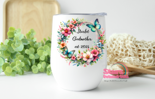 Butterfly Godmother Personalised 12oz Tumbler