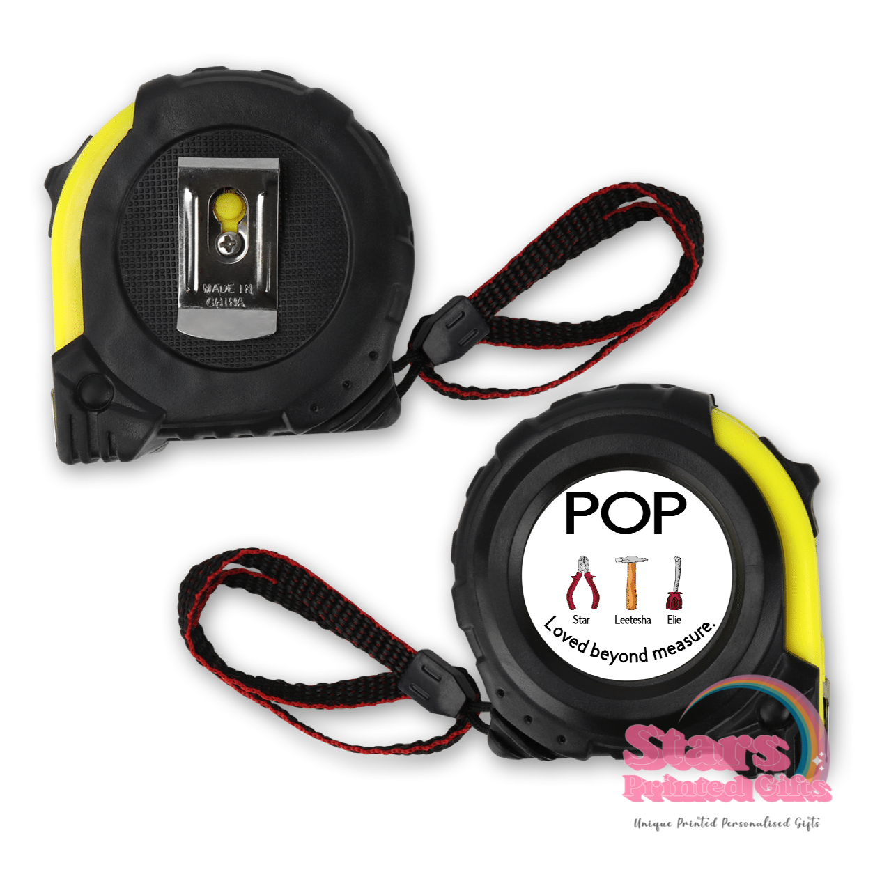 Love Beyond Measure Personalised Tool Tape Measure