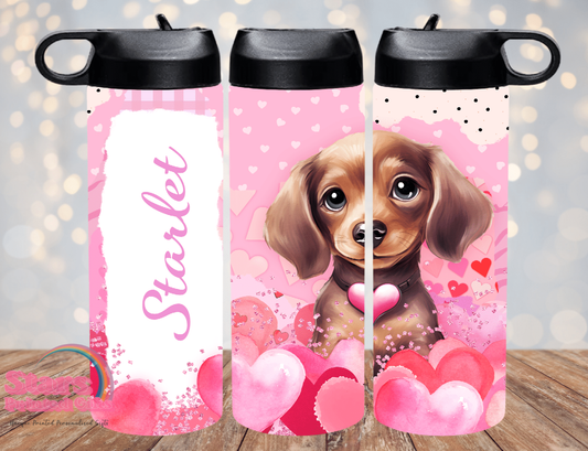 Dachshund Personalised Insulated Drink Bottle