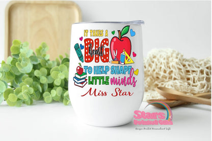 Custom Teacher Personalised Coffee/Wine Insulated Tumbler