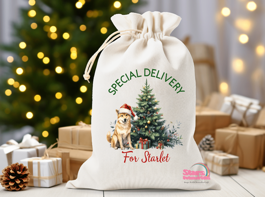 Aussie Christmas Animal Personalised Santa Sack