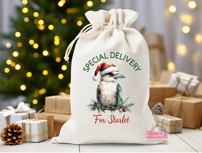 Aussie Christmas Animal Personalised Santa Sack