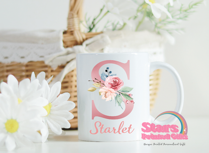 Pink Summer  Personalised 11/15oz  Ceramic Mug