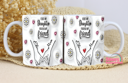 Daughter Friend Personalised 11/15oz Ceramic Mug