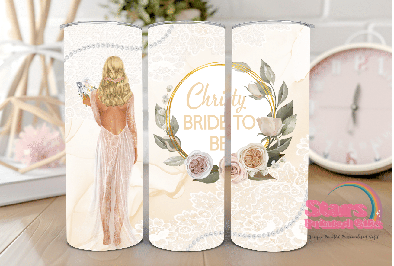 Custom Bride Personalised Insulated Tumbler