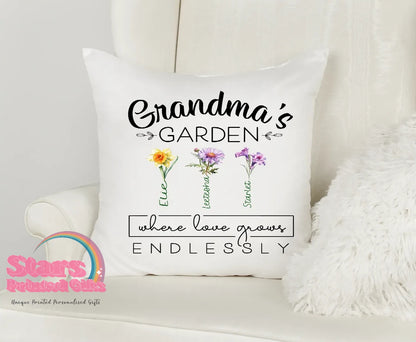 Custom Name Garden Personalised Pillowcase/Pillow