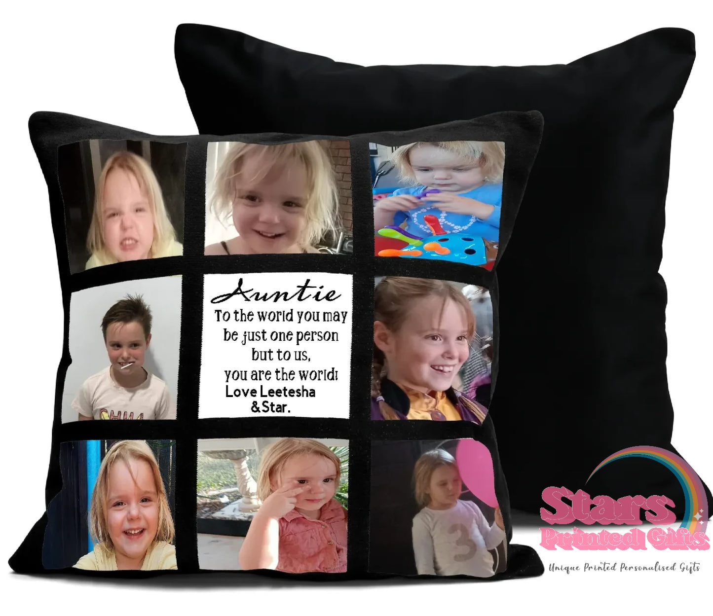 Custom Name Personalised Quote Photo Pillowcase/Pillow