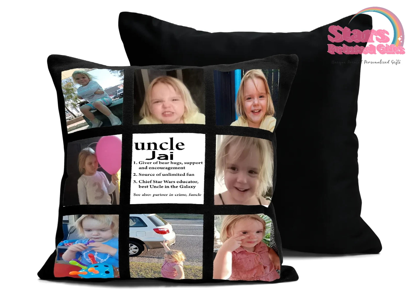 Uncle Personalised Photo Printed Pillowcase/Pillow