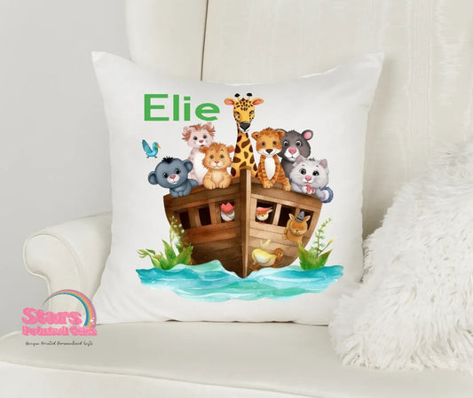 Animals In Boat Personalised Printed Pillowcase/Pillow