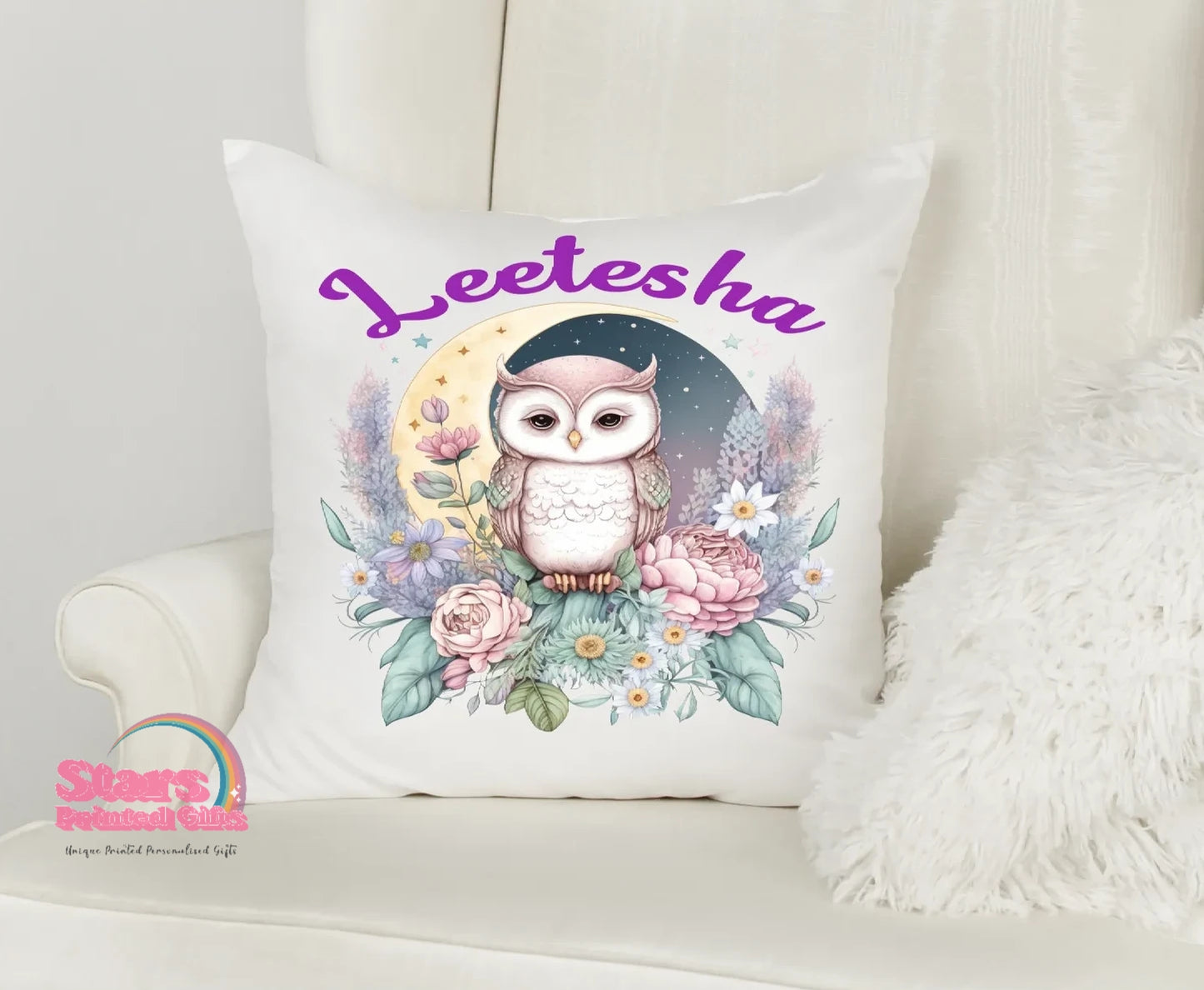 Owl Personalised Printed Pillowcase/Pillow