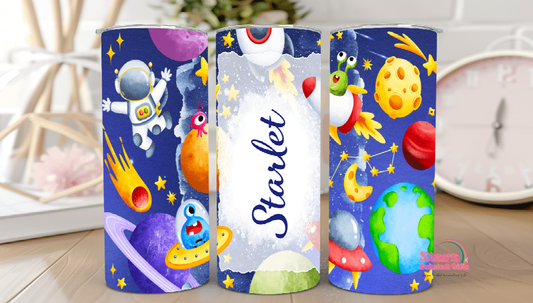 Kids Personalised Insulated Tumbler -Space