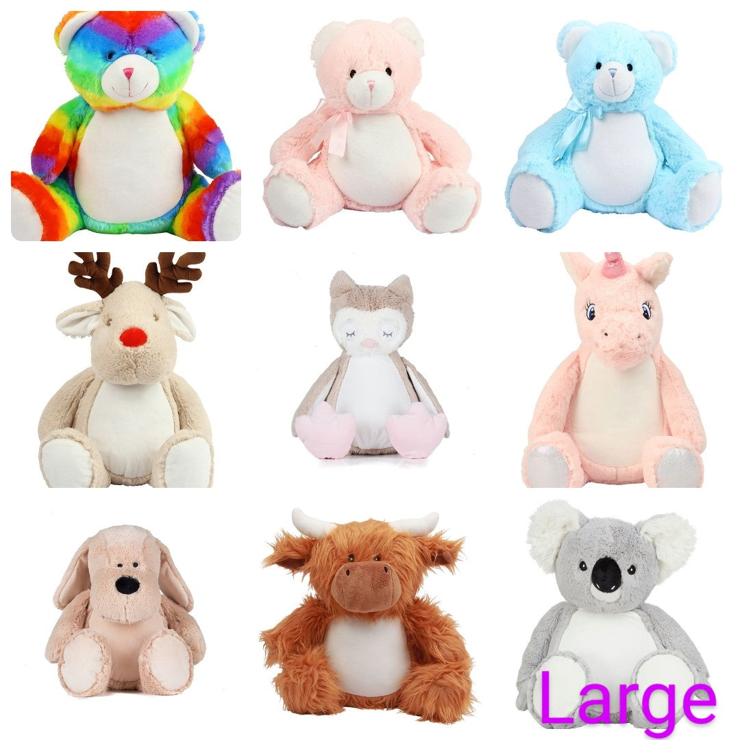 Blue Rainbow Birth Teddy